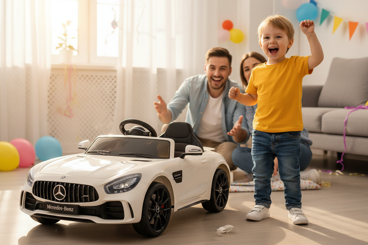 fais en sorte que la voiture soit un modèle réaliste tel que mercedes 